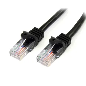 2M Cat 5E Black Snagless