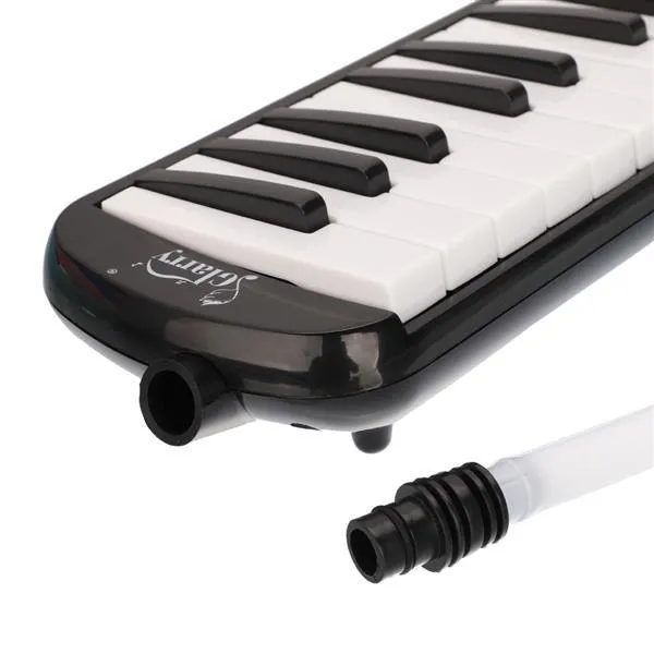 32-Key Melodica with Mouthpiece & Hose & Bag Black