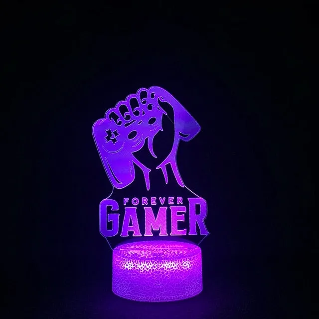 3D LED Gaming Setup RGB Lamp