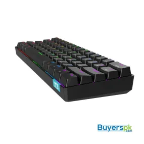 A-jazz Keyboard Stk61 Mechanical Black - Blue Switches