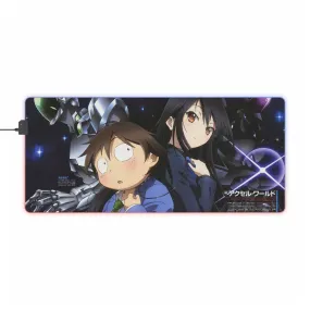 Accel World Kuroyukihime, Haruyuki Arita RGB LED Mouse Pad (Desk Mat)