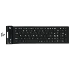 Adesso WKB-2200UB SlimTouch 2200 Wireless Waterproof Antimicrobial Compact Keyboard