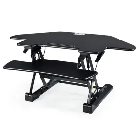 Adjustable Corner Desk Riser 110cm for Dual Monitors - Fortia