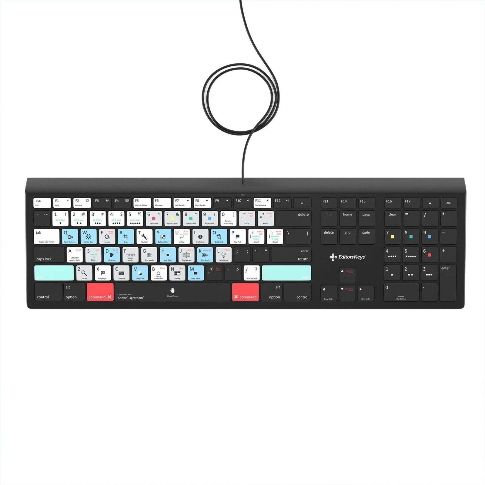 Adobe Illustrator Keyboard - Backlit Mac or PC