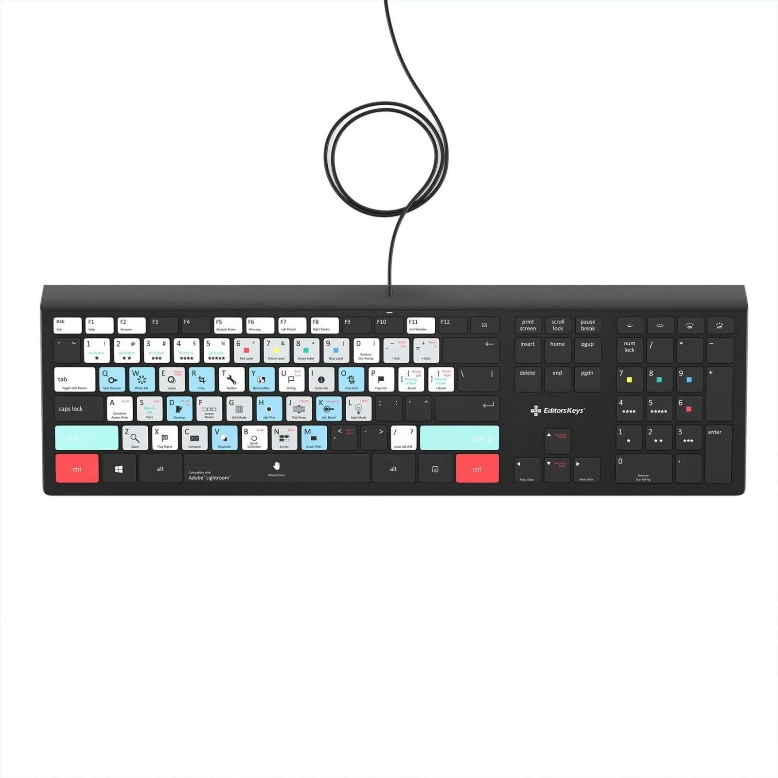 Adobe Illustrator Keyboard - Backlit Mac or PC