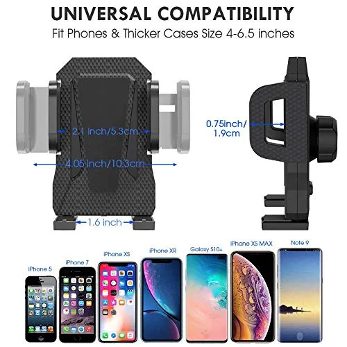 Air Vent Phone Holder for Car,Miracase Vehicle Cell Phone Mount Cradle with Adjustable Clip Compatible with iPhone 13 Series/iPhone 12 Series/11 /11 Pro Max/XR/Samsung and More