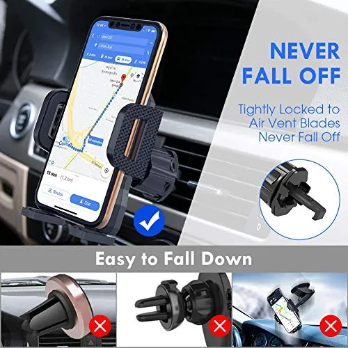 Air Vent Phone Holder for Car,Miracase Vehicle Cell Phone Mount Cradle with Adjustable Clip Compatible with iPhone 13 Series/iPhone 12 Series/11 /11 Pro Max/XR/Samsung and More