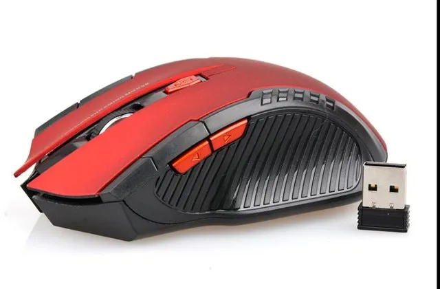 Aitmexcn Optical 2.4Ghz Wireless Mouse Computer Gaming Laser Mouse sem fio 2400DPI Professional Gamer Mause Mice  for Laptop pc