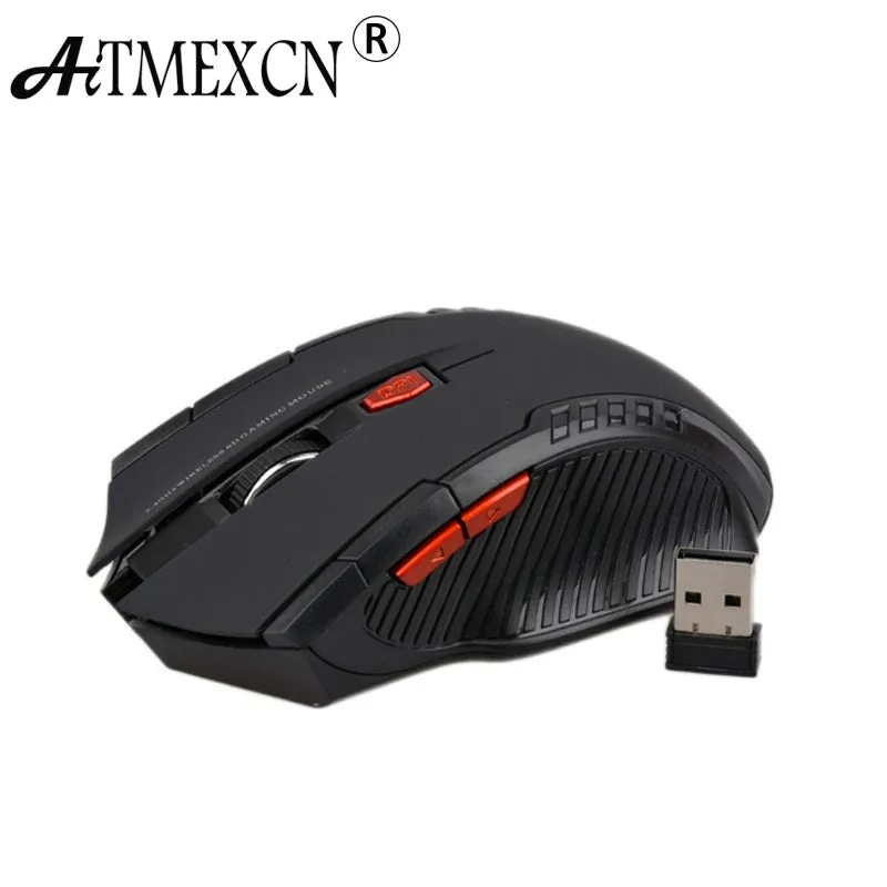 Aitmexcn Optical 2.4Ghz Wireless Mouse Computer Gaming Laser Mouse sem fio 2400DPI Professional Gamer Mause Mice  for Laptop pc