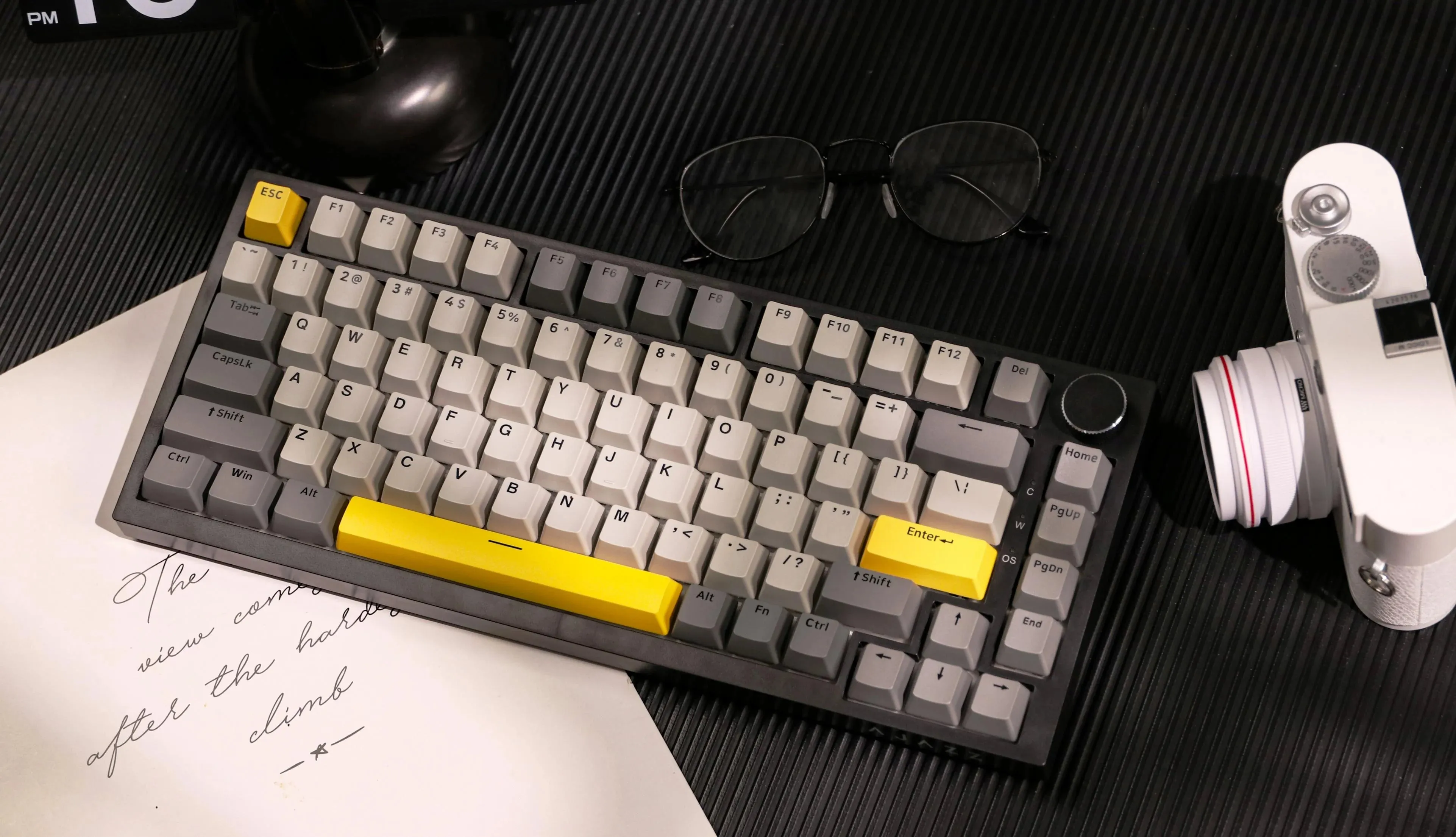 Ajazz AK820 Gray Mechanical keyboard RGB (Moon switch)