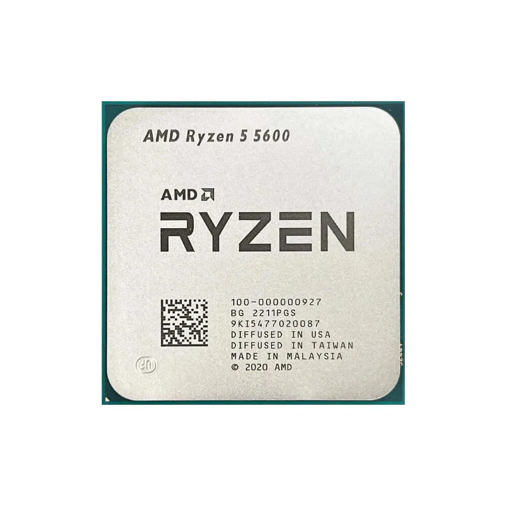 AMD New Ryzen 5 5600 R5 5600 CPU Game Processor Socket AM4 6-Core