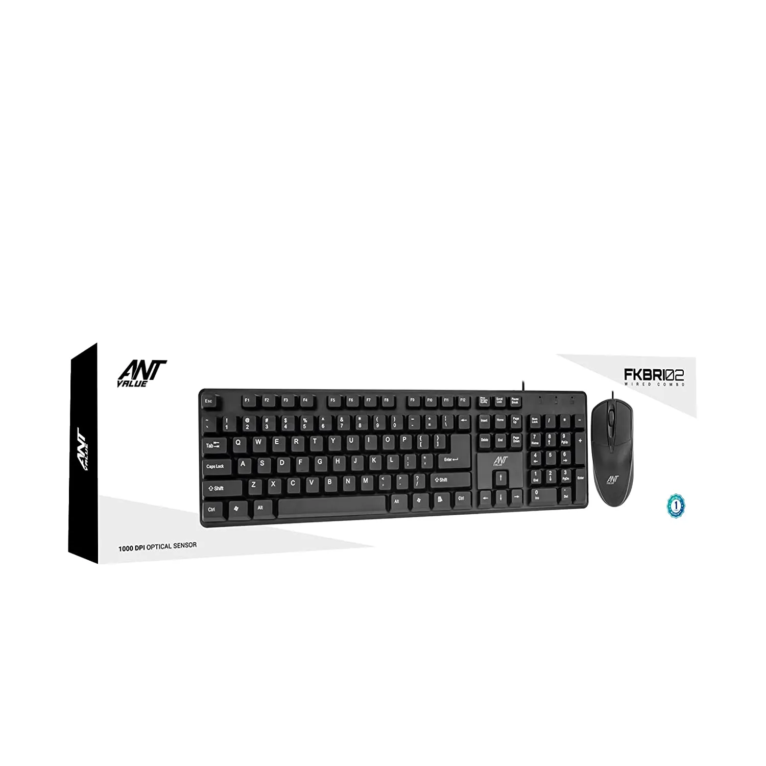 ANT VALUE KEYBOARD MOUSE COMBO USB FKBRI02