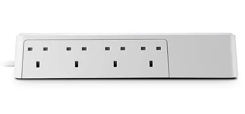 Apc Surgearrest Essential - Surge Protector - Ac 230 V - Output Connectors: 8 - United Kingdom - White