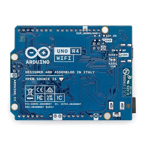 Arduino UNO R4 WiFi ABX00087 | All-In-One kit with enhanced processing power Wifi/Bluetooth enabled