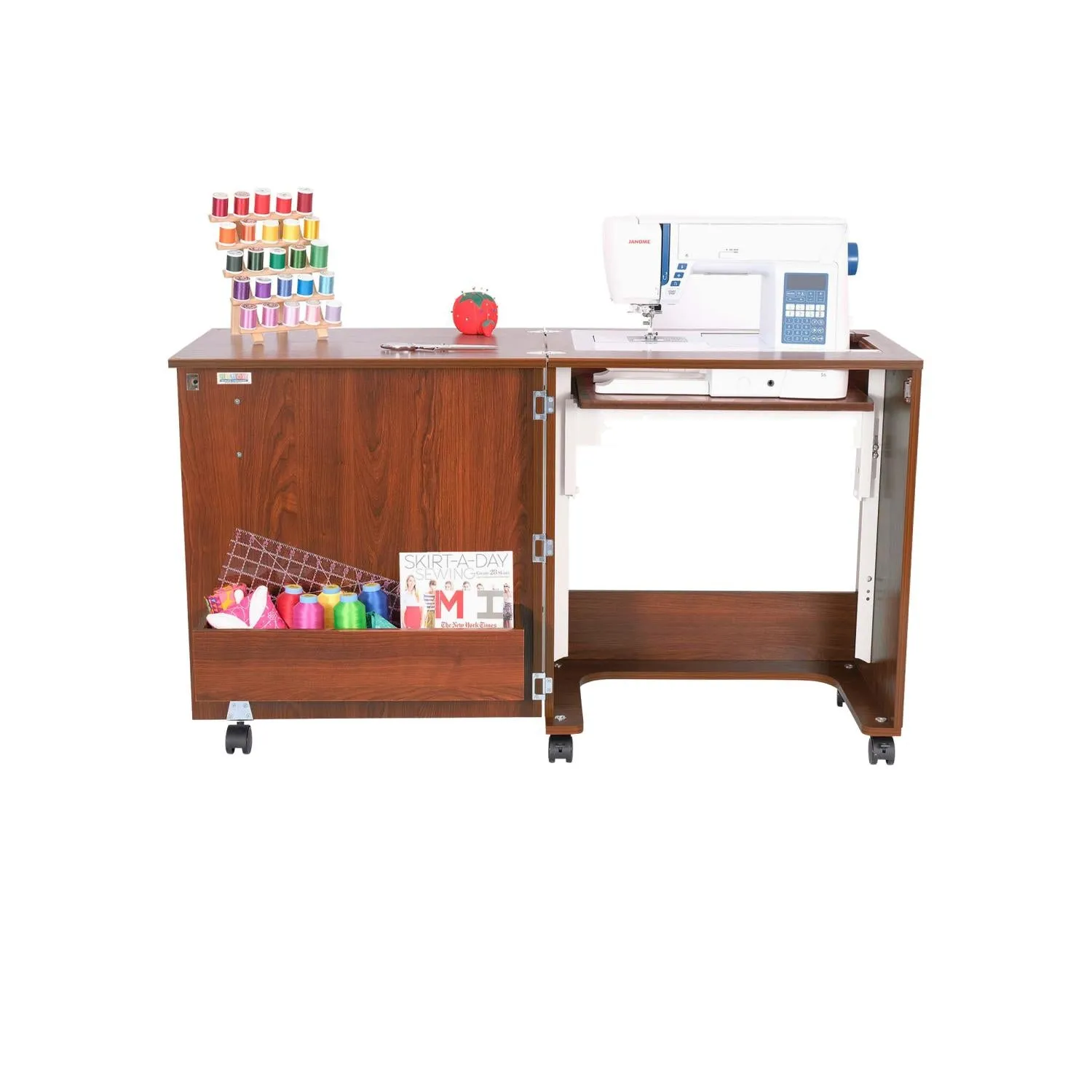 Arrow Judy Sewing Cabinet-Teak