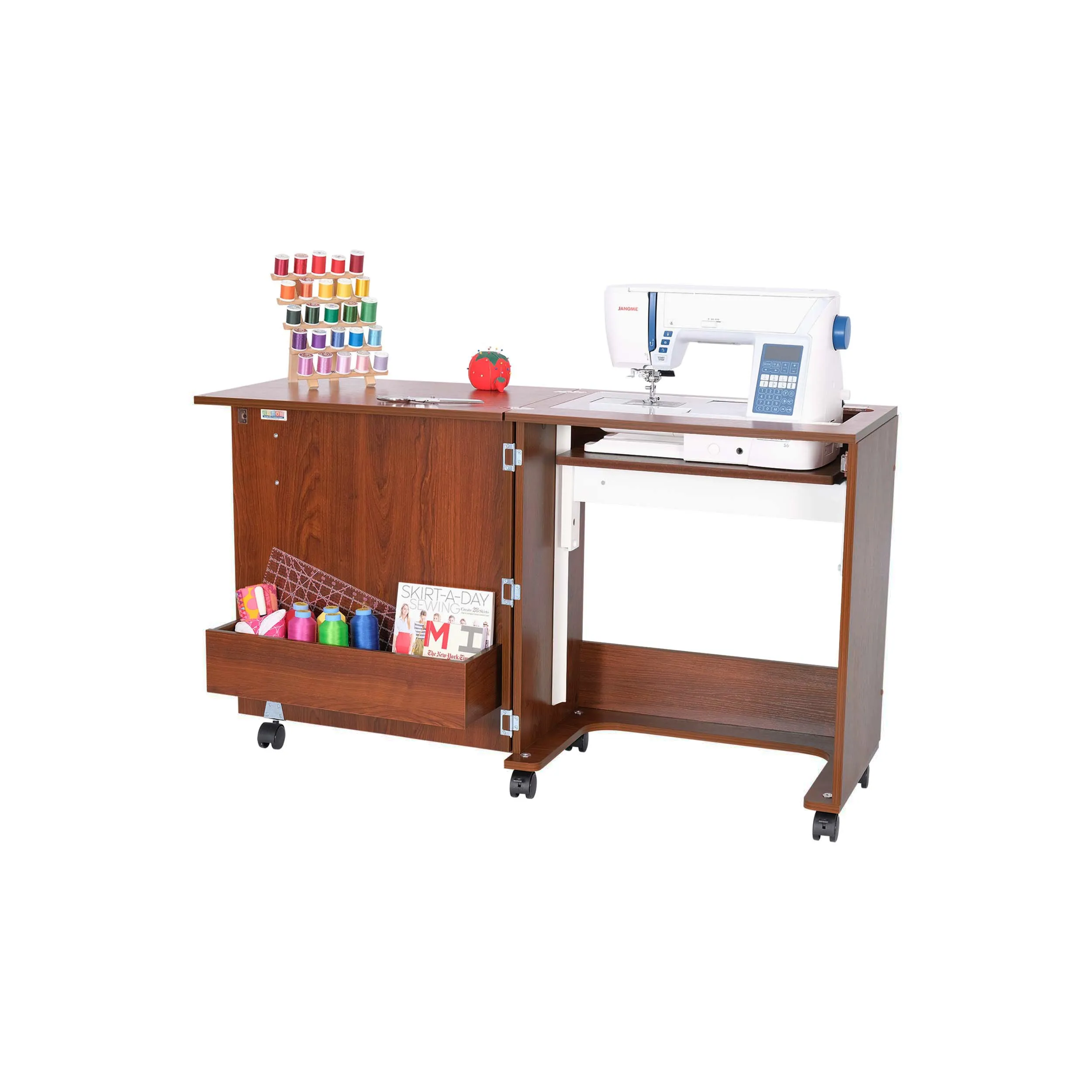 Arrow Judy Sewing Cabinet-Teak