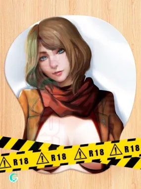 Ashley Graham v1 Mouse pad 3D RESIDENT EVIL