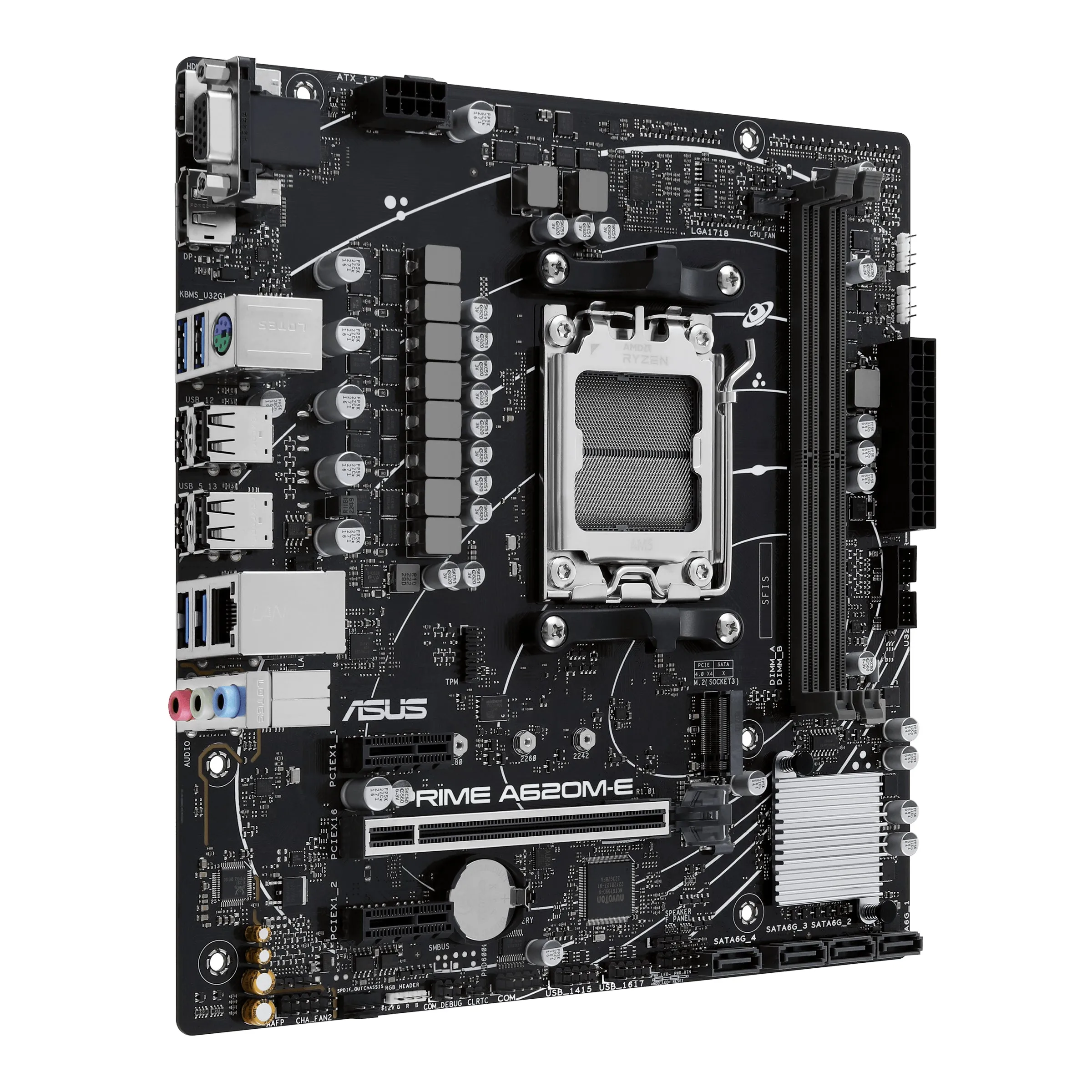 Asus Mainboard Prime A620m-E-Csm - Micro Atx - Socket Am5 - Amd A620