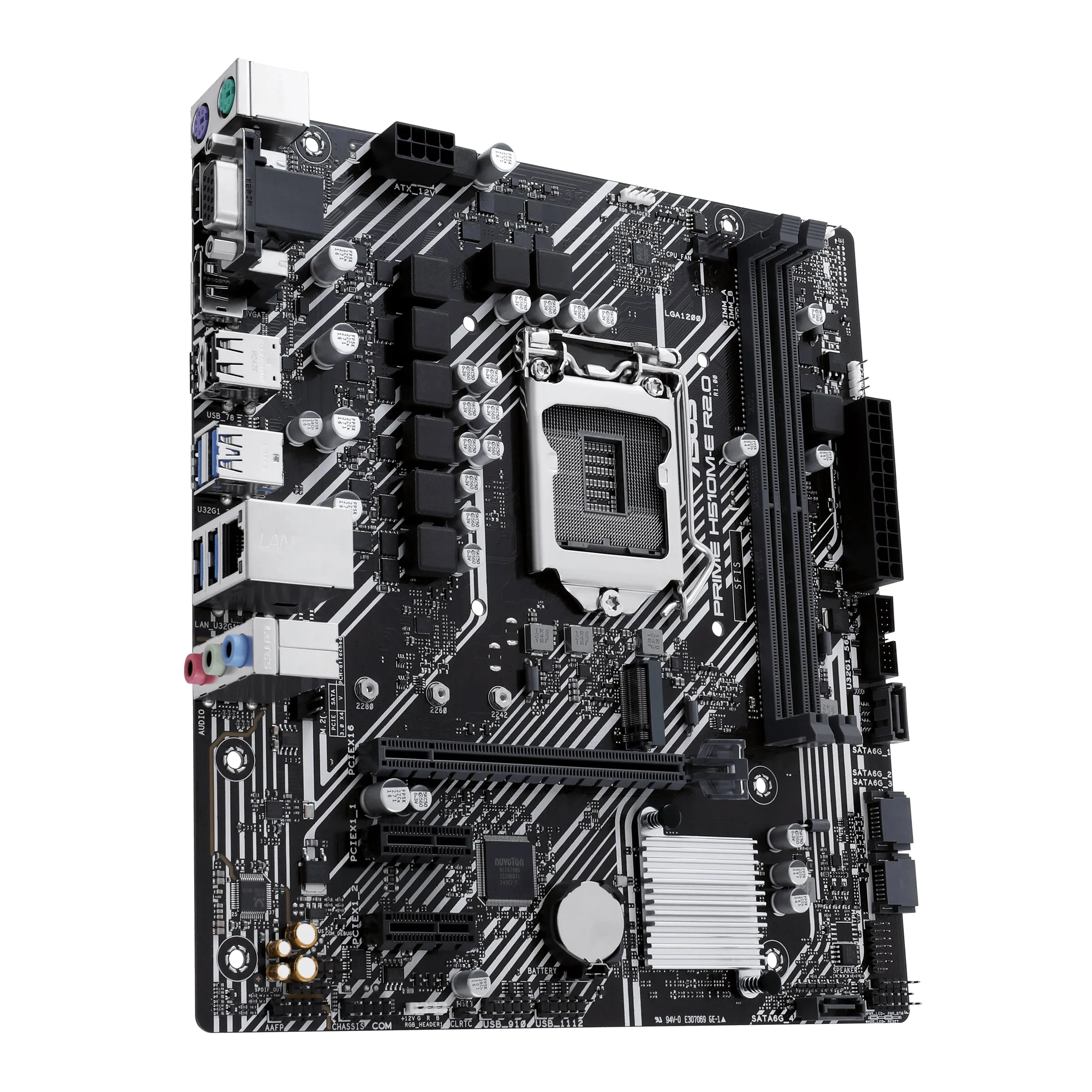 Asus Mainboard Prime H510m-E R2.0 - Micro Atx - Socket H5 - Intel H470 Lga 1200