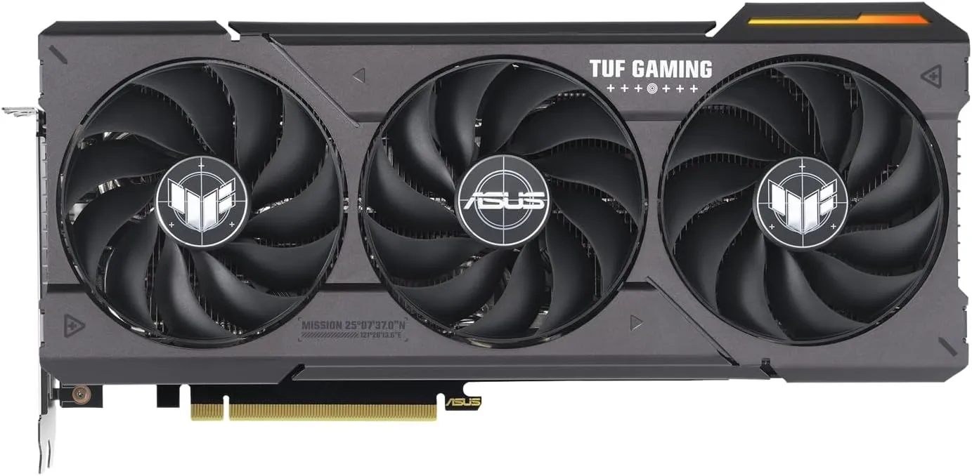 Asus Tuf Gaming RTX 4060 Ti OC Graphics Card, PCIe4, 8GB DDR6, HDMI, DP, 2655MHz Clock, RGB Lighting, Overclocked