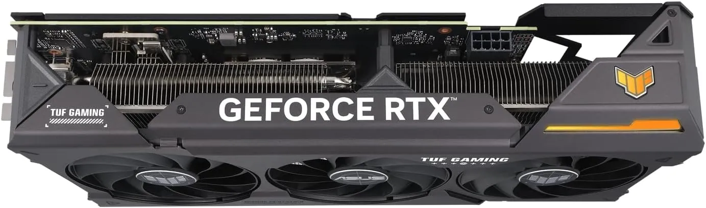 Asus Tuf Gaming RTX 4060 Ti OC Graphics Card, PCIe4, 8GB DDR6, HDMI, DP, 2655MHz Clock, RGB Lighting, Overclocked