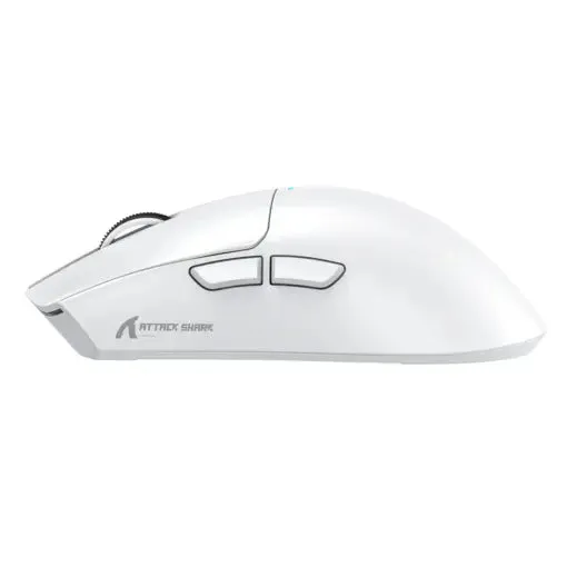 ATTACK SHARK X11 White Wireless Gaming Mouse with Charging Dock