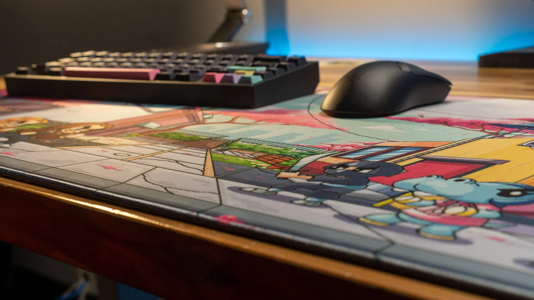 Beatemups "The BEATEMUP Video Game Deskmat" Content Creator Collaboration Gaming Mouse Pad Deskmat