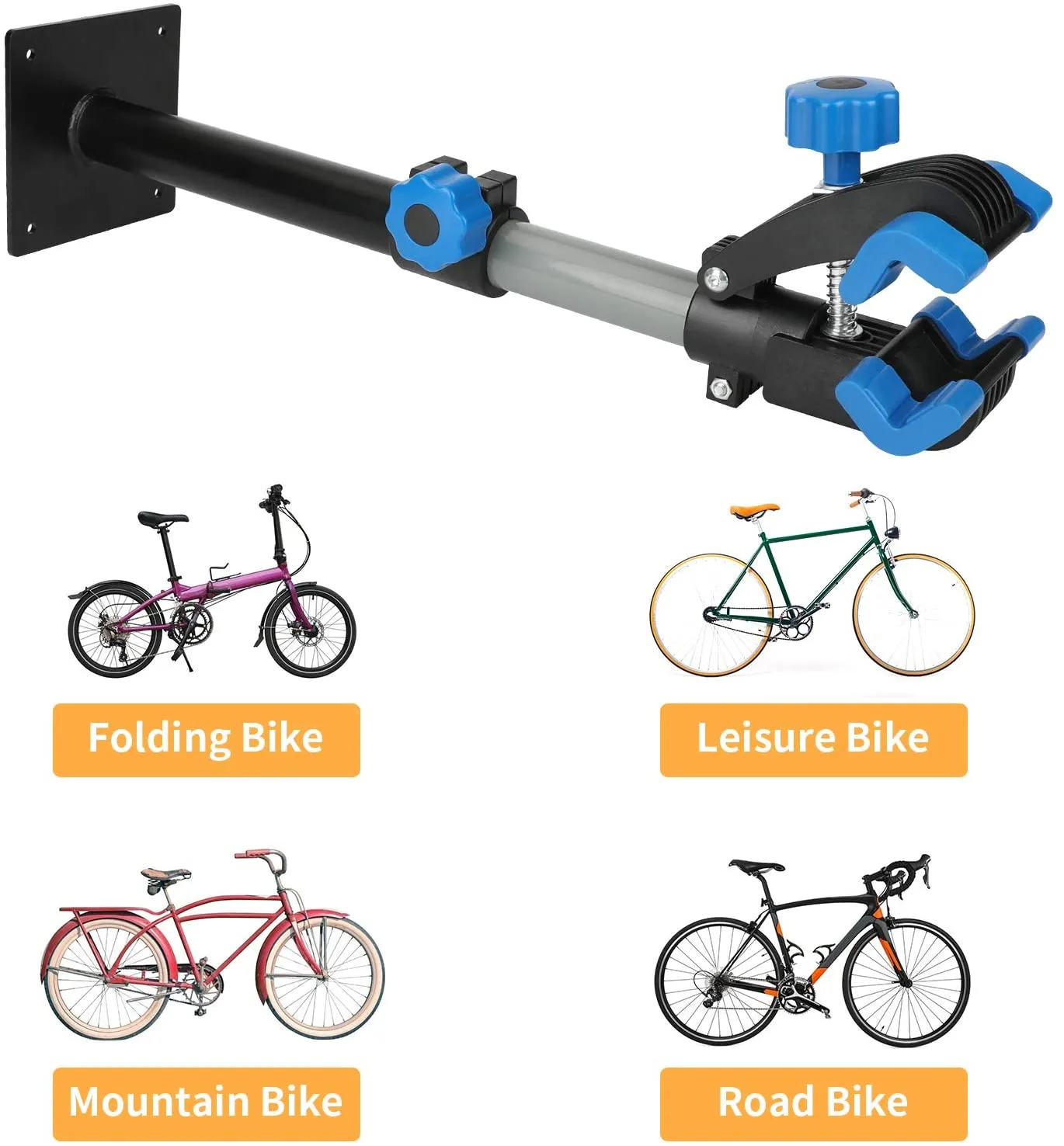 Bike Wall Mount Bicycle Repair Clamp Holder