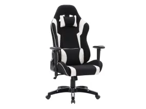 Black and White Gaming Office Chair