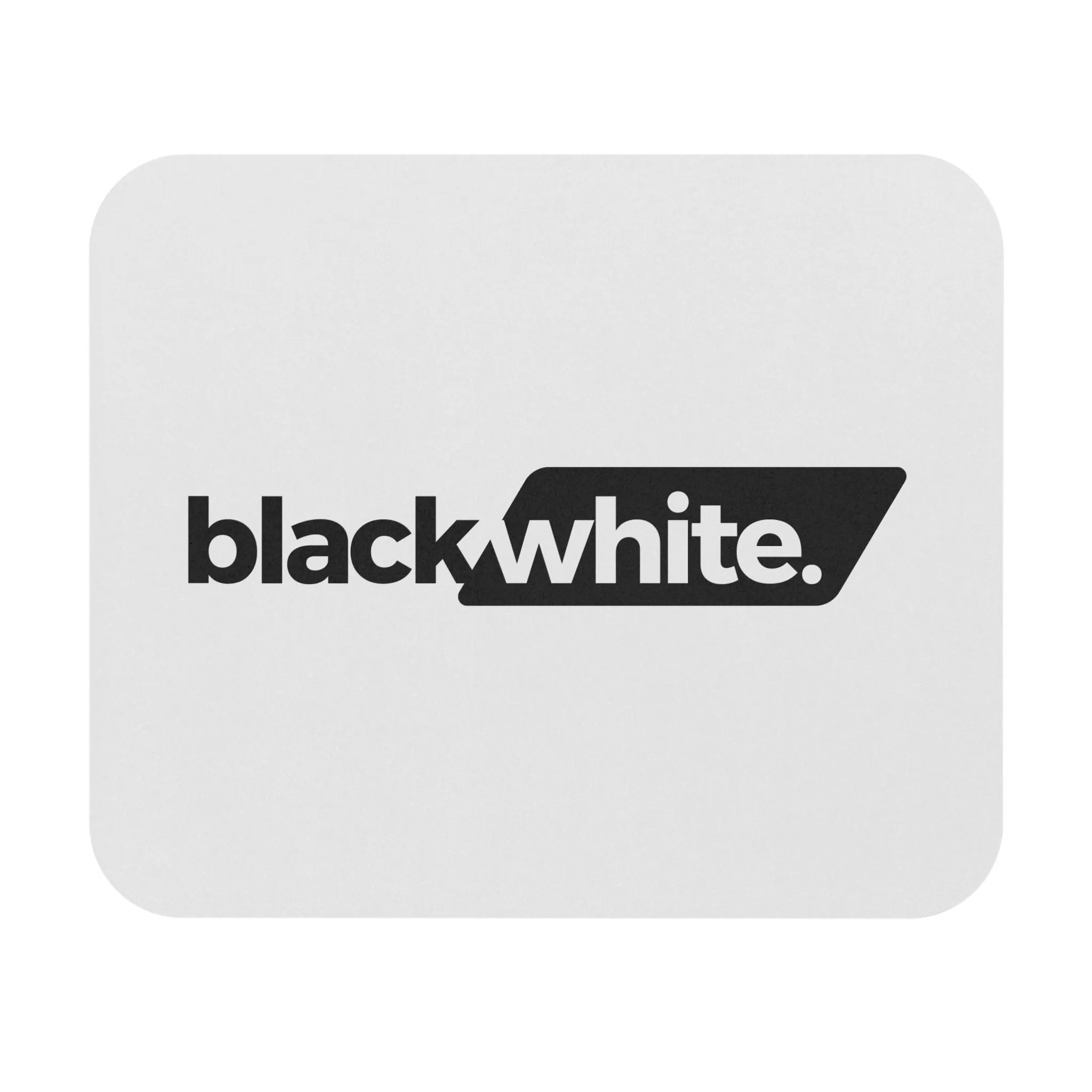 Black White: Printed Mouse Pad