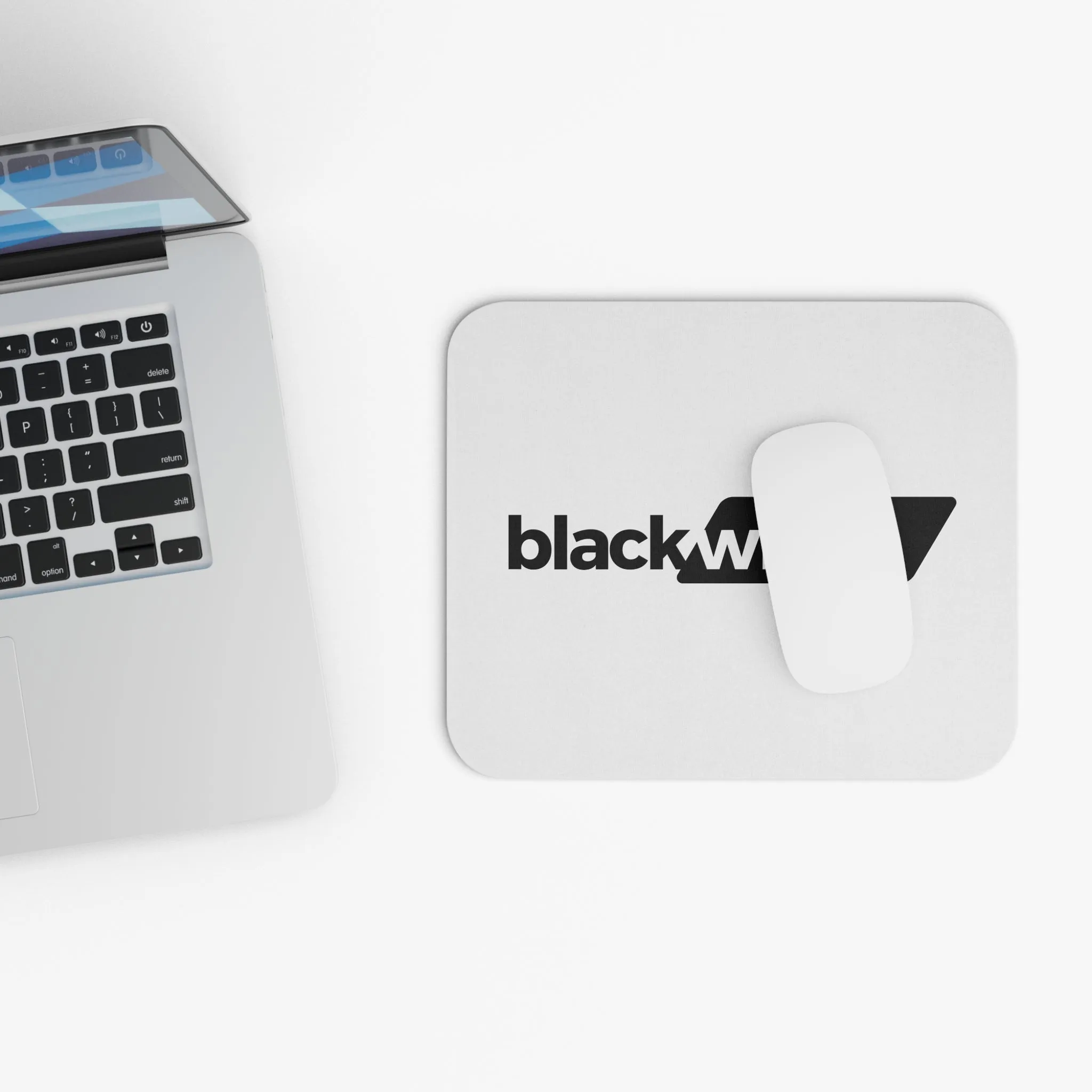 Black White: Printed Mouse Pad