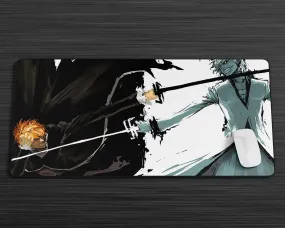 Bleach Ichigo vs Zangetsu Black Gaming Mouse Pad