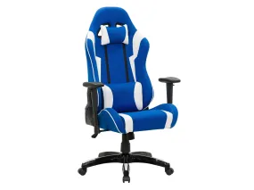 Blue and White Gaming Office Chair