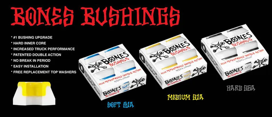 BONES HARDCORE BUSHINGS - FULL SET