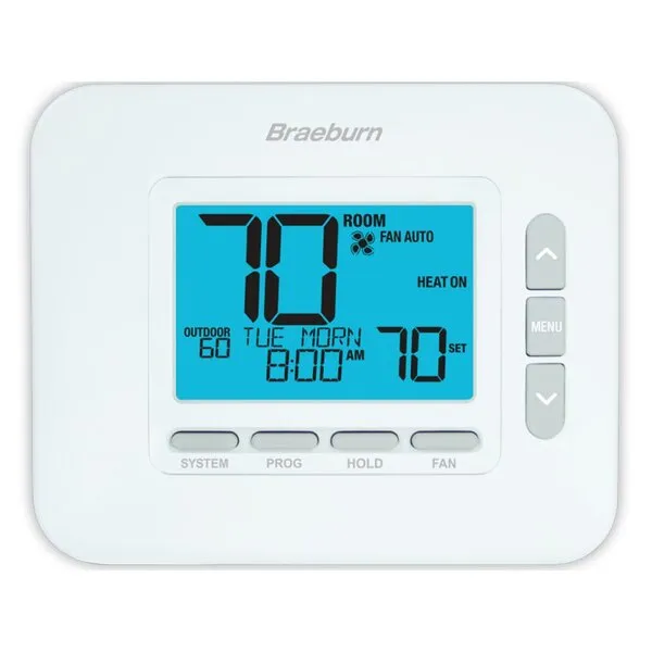 Braeburn 2H/1C Programmable Thermostat with Dry Contact Model 4030