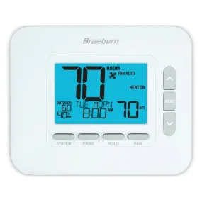 Braeburn 3H/2C Programmable Thermostat with Dry Contact and Humidity Control Model 4235