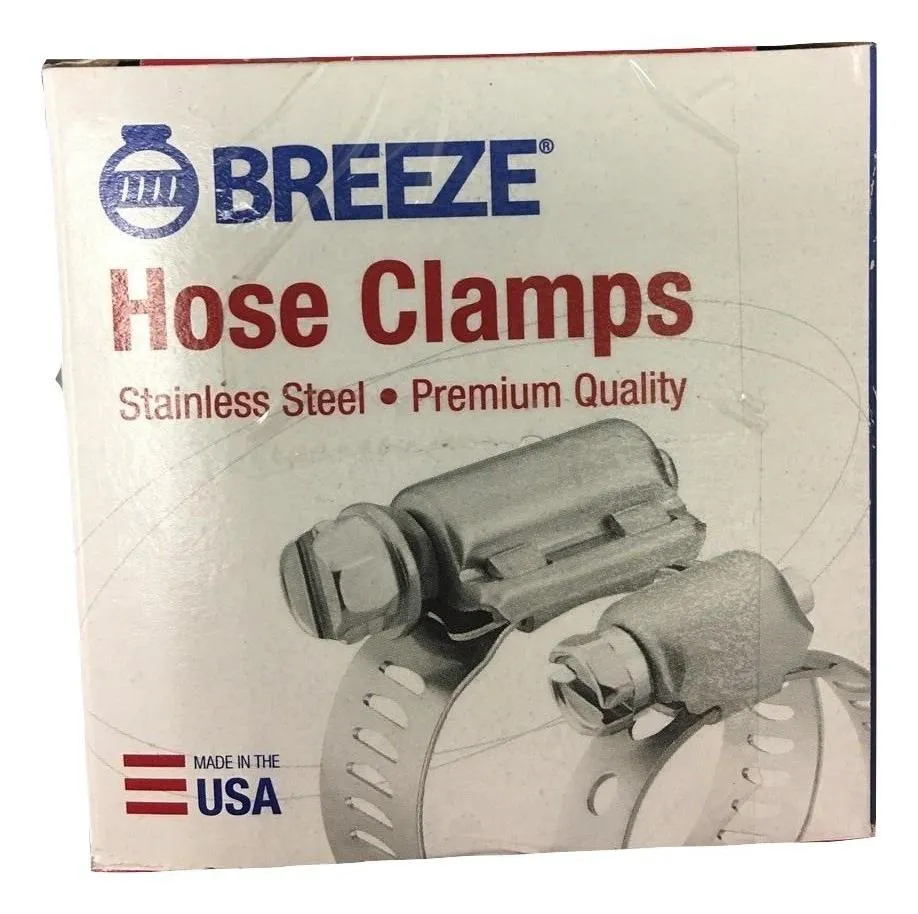 Breeze Constant Torque Liner Clamp with Stainless Screw, Range: 2-5/16" - 3-1/4" CT-9444 | 10 PACK