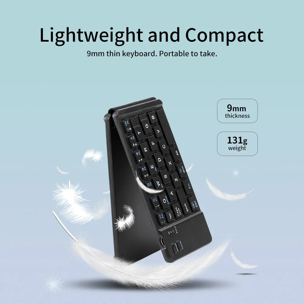 BT Foldable  Full Size Keyboard Rechargeable