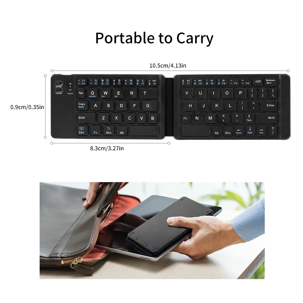 BT Foldable  Full Size Keyboard Rechargeable