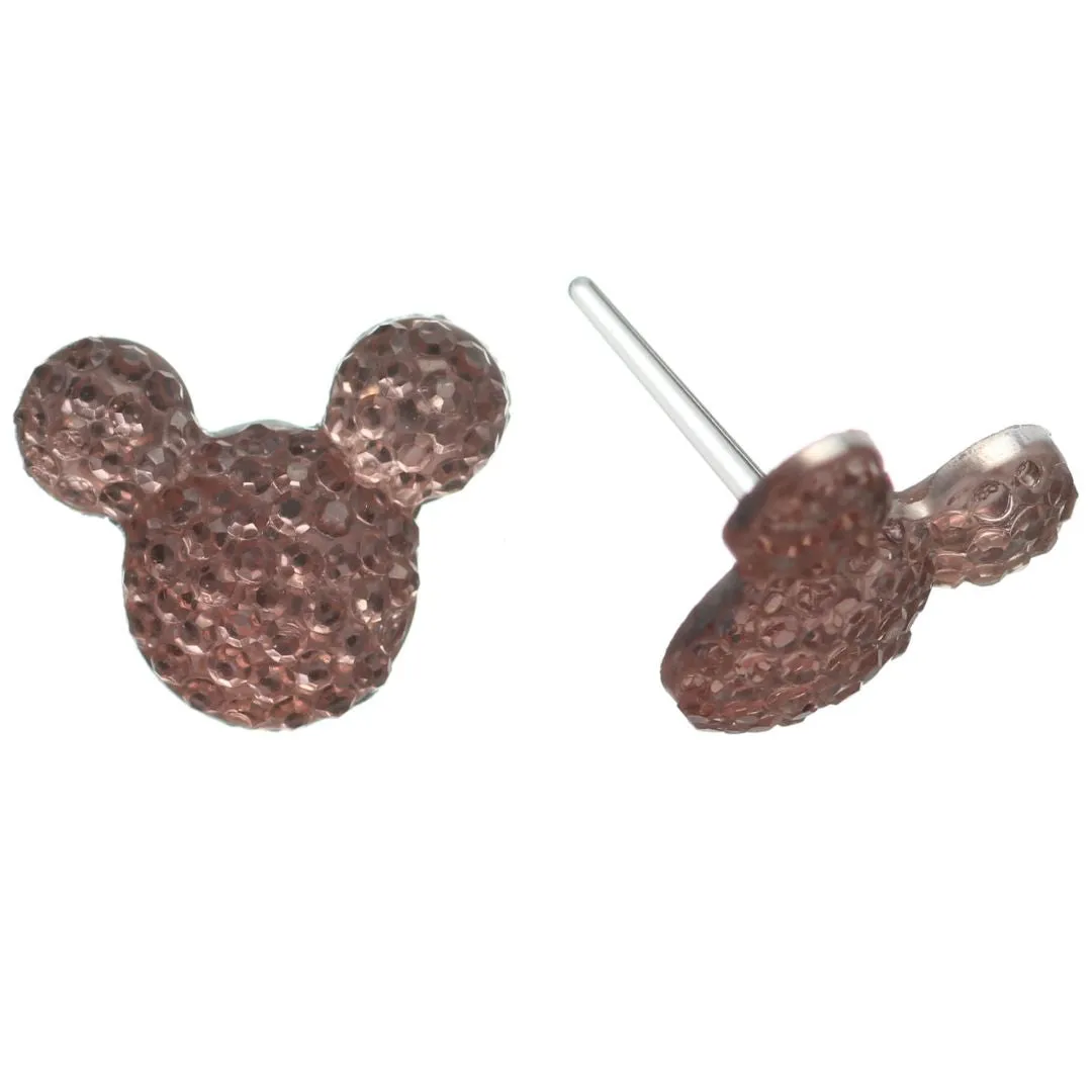 Bubble Mouse Studs Hypoallergenic Earrings for Sensitive Ears Made with Plastic Posts