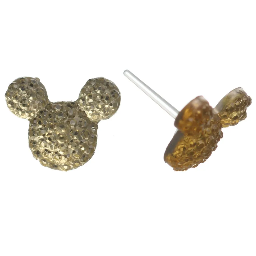 Bubble Mouse Studs Hypoallergenic Earrings for Sensitive Ears Made with Plastic Posts