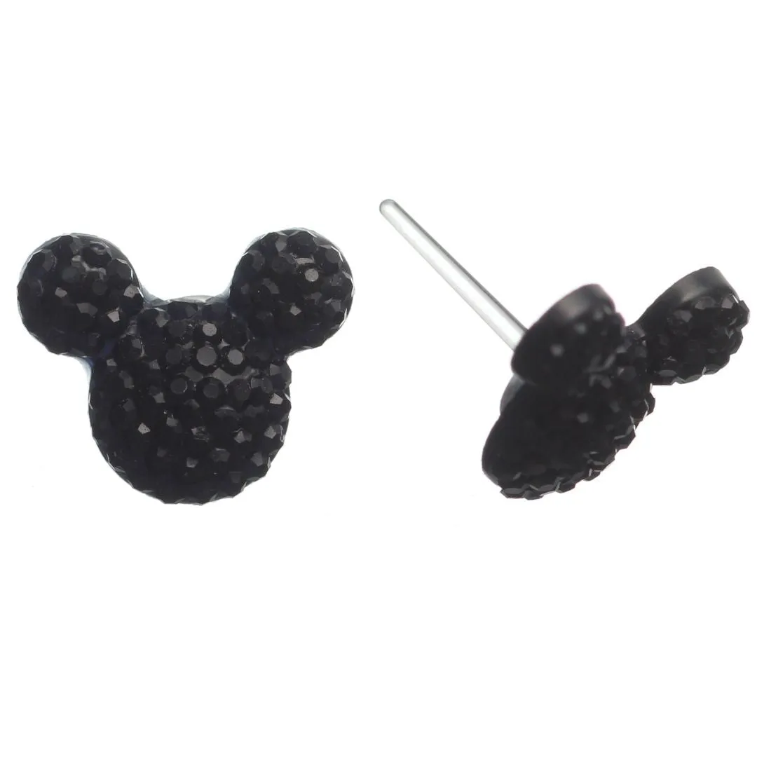 Bubble Mouse Studs Hypoallergenic Earrings for Sensitive Ears Made with Plastic Posts