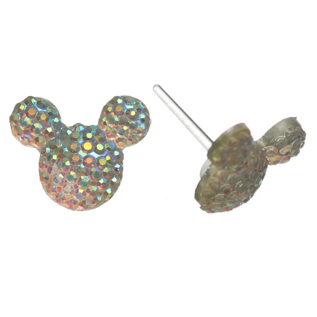 Bubble Mouse Studs Hypoallergenic Earrings for Sensitive Ears Made with Plastic Posts