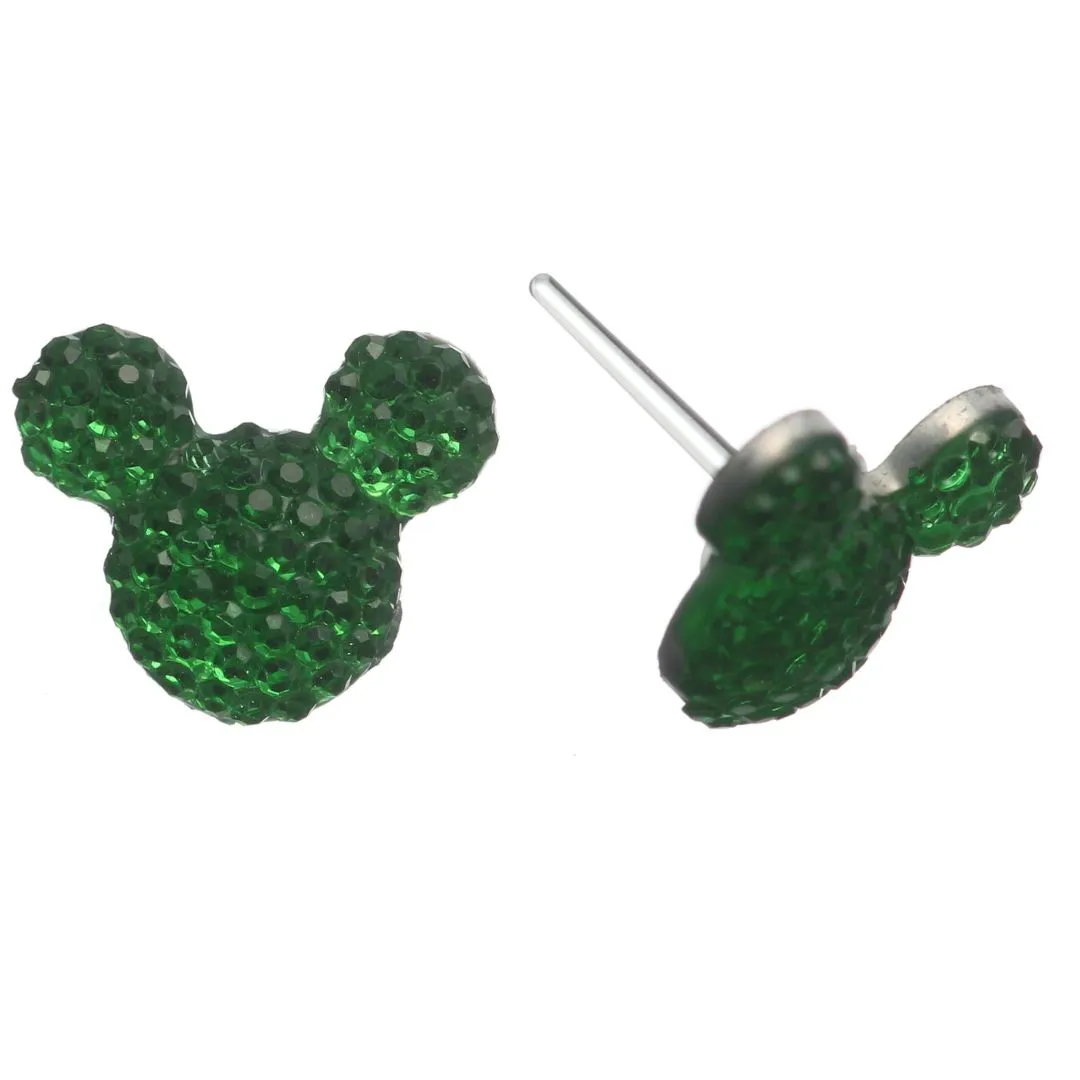 Bubble Mouse Studs Hypoallergenic Earrings for Sensitive Ears Made with Plastic Posts