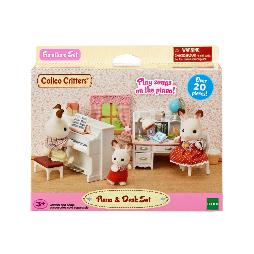 Calico Critters - Piano & Desk Set