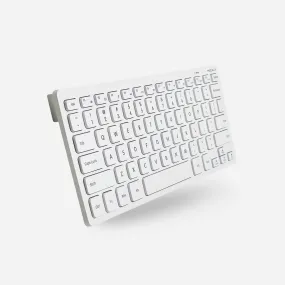 Compact Wireless Keyboard For Windows PC (White)