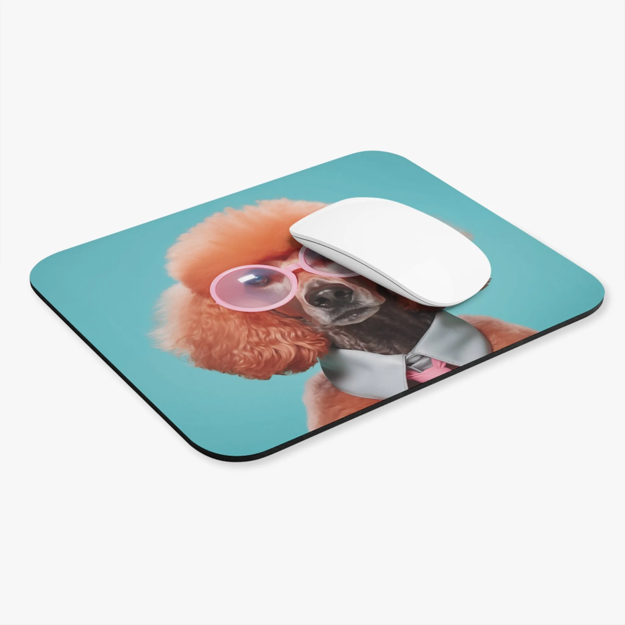 Cool Dog in Shades Mouse Pad