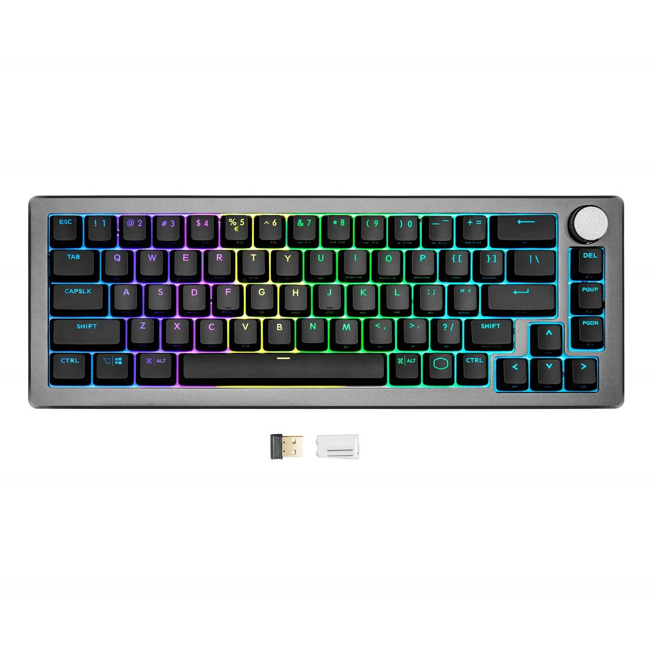 Cooler Master Peripherals CK721 keyboard Universal USB   RF Wireless   Bluetooth QWERTY UK English Grey