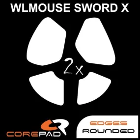 Corepad Skatez Mouse Feet for WLmouse Sword X