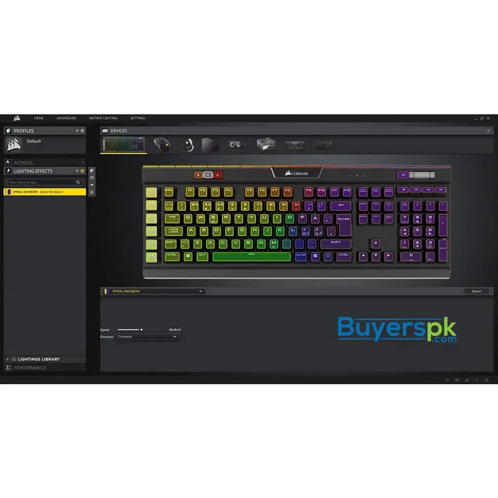 Corsair K70 Rgb Rapidfire Mechanical Gaming Keyboard - Usb Passthrough & Media Controls - Fastest &